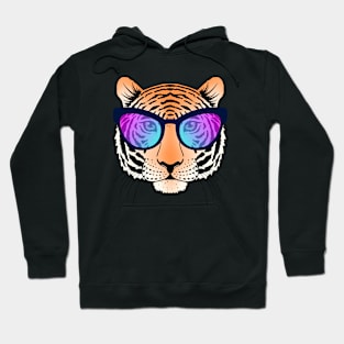 Tiger with sunglasses Hoodie